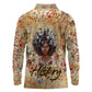 African Women Black History Long Sleeve Polo Shirt Civil Rights Leaders My Roots