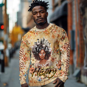 African Women Black History Long Sleeve Shirt Civil Rights Leaders My Roots