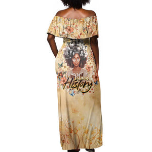 African Women Black History Off Shoulder Maxi Dress Civil Rights Leaders My Roots