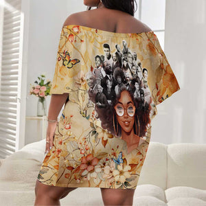 African Women Black History Off Shoulder Short Dress Civil Rights Leaders My Roots