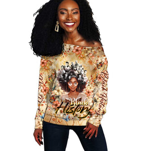 African Women Black History Off Shoulder Sweater Civil Rights Leaders My Roots