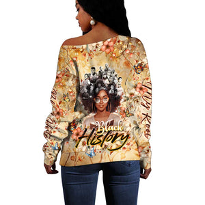 African Women Black History Off Shoulder Sweater Civil Rights Leaders My Roots