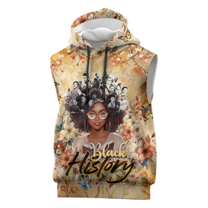 African Women Black History Sleeveless Hoodie Civil Rights Leaders My Roots - African Pride