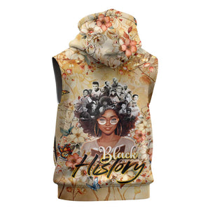 African Women Black History Sleeveless Hoodie Civil Rights Leaders My Roots - African Pride