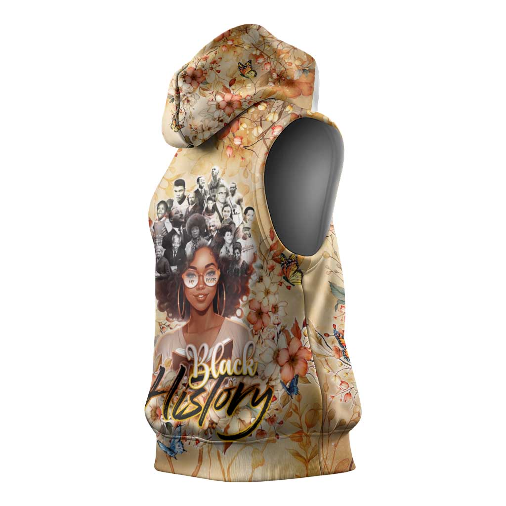 African Women Black History Sleeveless Hoodie Civil Rights Leaders My Roots - African Pride