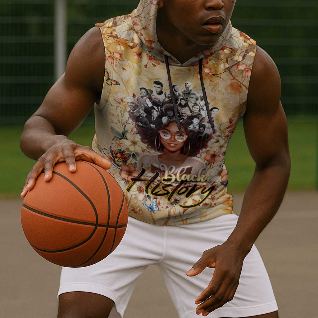 African Women Black History Sleeveless Hoodie Civil Rights Leaders My Roots - African Pride