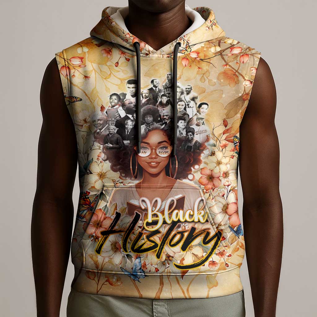 African Women Black History Sleeveless Hoodie Civil Rights Leaders My Roots - African Pride