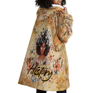 African Women Black History Wearable Blanket Hoodie Civil Rights Leaders My Roots