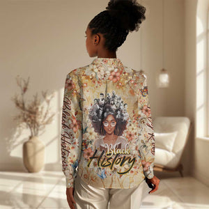 African Women Black History Women Casual Shirt Civil Rights Leaders My Roots