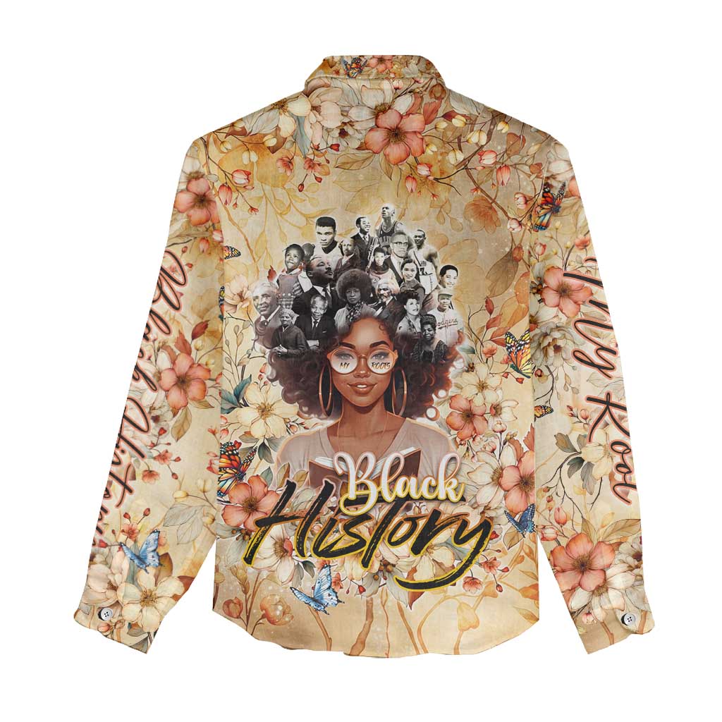 African Women Black History Women Casual Shirt Civil Rights Leaders My Roots