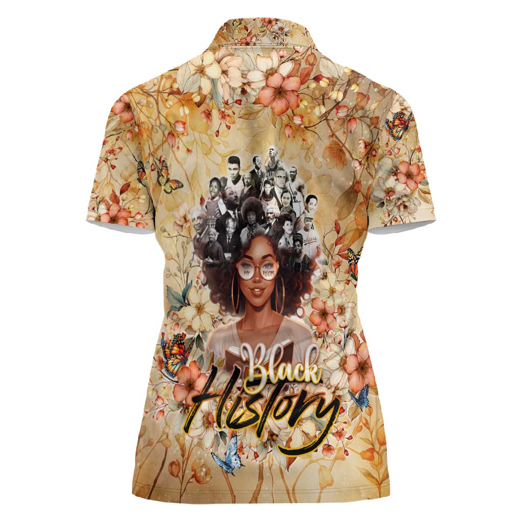 African Women Black History Women Polo Shirt Civil Rights Leaders My Roots