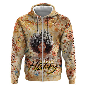 African Women Black History Zip Hoodie Civil Rights Leaders My Roots