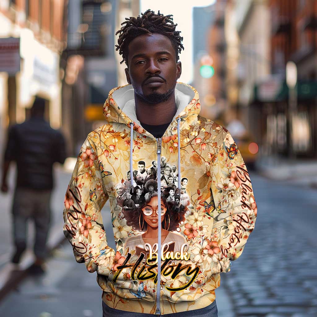 African Women Black History Zip Hoodie Civil Rights Leaders My Roots