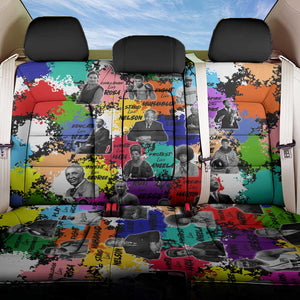 Black History Month African American Back Car Seat Cover Paint Splashes
