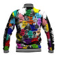 Black History Month African American Baseball Jacket Paint Splashes