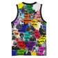 Black History Month African American Basketball Jersey Paint Splashes - African Pride