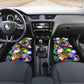 Black History Month African American Car Mats Paint Splashes
