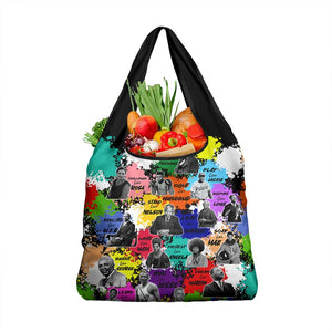 Black History Month African American Grocery Bag Paint Splashes