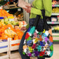 Black History Month African American Grocery Bag Paint Splashes