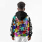 Black History Month African American Kid Hoodie Paint Splashes