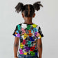 Black History Month African American Kid T shirt Paint Splashes