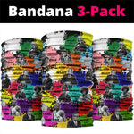 Black History Month African American Neck Gaiter Paint Splashes - African Pride