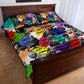 Black History Month African American Quilt Bed Set Paint Splashes