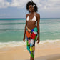 Black History Month African American Sarong Paint Splashes
