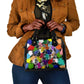 Black History Month African American Shoulder Handbag Paint Splashes