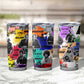Black History Month African American Tumbler Cup Paint Splashes