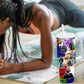Black History Month African American Tumbler With Handle Paint Splashes