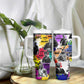 Black History Month African American Tumbler With Handle Paint Splashes
