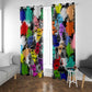 Black History Month African American Window Curtain Paint Splashes