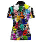 Black History Month African American Women Polo Shirt Paint Splashes