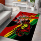 Afro Jamaica Lion Area Rug Coat Of Arms Rastafarianism