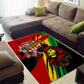 Afro Jamaica Lion Area Rug Coat Of Arms Rastafarianism