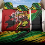 Afro Jamaica Lion Back Car Seat Cover Coat Of Arms Rastafarianism
