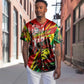 Afro Jamaica Lion Baseball Jersey Coat Of Arms Rastafarianism