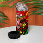 Afro Jamaica Lion 4 in 1 Can Cooler Tumbler Coat Of Arms Rastafarianism