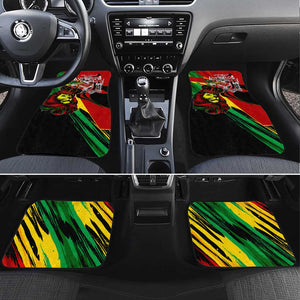 Afro Jamaica Lion Car Mats Coat Of Arms Rastafarianism