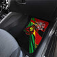 Afro Jamaica Lion Car Mats Coat Of Arms Rastafarianism