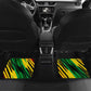 Afro Jamaica Lion Car Mats Coat Of Arms Rastafarianism
