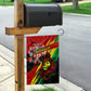 Afro Jamaica Lion Garden Flag Coat Of Arms Rastafarianism