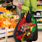 Afro Jamaica Lion Grocery Bag Coat Of Arms Rastafarianism