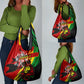 Afro Jamaica Lion Grocery Bag Coat Of Arms Rastafarianism