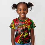 Afro Jamaica Lion Kid T shirt Coat Of Arms Rastafarianism