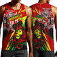 Afro Jamaica Lion Men Tank Top Coat Of Arms Rastafarianism