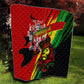 Afro Jamaica Lion Quilt Coat Of Arms Rastafarianism