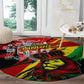 Afro Jamaica Lion Round Carpet Coat Of Arms Rastafarianism