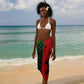 Afro Jamaica Lion Sarong Coat Of Arms Rastafarianism